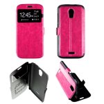 Etui folio rose fushia compatible wiko darkmoon - neuf Etui folio rose fushia compatible wiko darkmoon - neuf