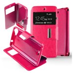 Etui folio compatible rose fushia wiko rainbow jam - neuf Etui folio compatible rose fushia wiko rainbow jam - neuf