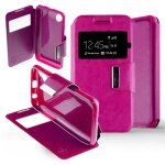 Etui folio rose fushia compatible wiko sunny sunset 2 - neuf Etui folio rose fushia compatible wiko sunny sunset 2 - neuf