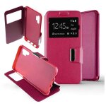 Etui folio rose compatible samsung galaxy note 10 plus - neuf