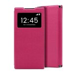 Etui folio rose compatible samsung galaxy note 20 - neuf