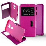 Etui folio rose compatible sony xperia xa2 - neuf