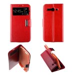 Etui folio compatible rouge alcatel one touch pop c9 - neuf