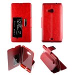 Etui folio rouge compatible nokia lumia 535 - neuf Etui folio rouge compatible nokia lumia 535 - neuf