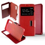 Etui folio rouge compatible samsung galaxy note 10 - neuf