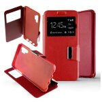 Etui folio rouge compatible samsung galaxy note 10 plus - neuf