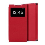 Etui folio rouge compatible samsung galaxy note 20 - neuf