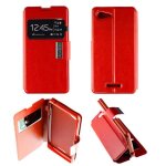 Etui folio rouge compatible sony xperia e2 xperia e3 - neuf