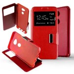 Etui folio rouge compatible sony xperia l2 - neuf