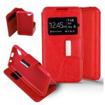 Etui folio compatible rouge wiko sunny - neuf Etui folio compatible rouge wiko sunny - neuf