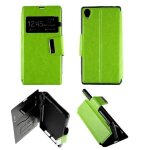 Etui folio vert compatible sony xperia z1 - neuf
