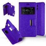 Etui folio violet compatible alcatel one touch pixi 4 5. 0 orange rise 51 - neuf