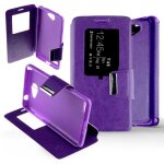 Etui folio violet compatible lg bello ii - neuf