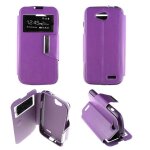 Etui folio violet compatible lg l90 - neuf