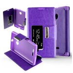 Etui folio compatible violet nokia lumia 435 - neuf Etui folio compatible violet nokia lumia 435 - neuf
