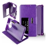 Etui folio compatible violet nokia lumia 950 xl - neuf