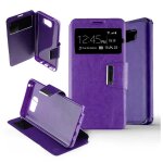 Etui folio compatible violet samsung galaxy note 5 - neuf