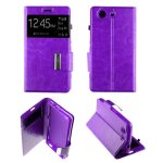 Etui folio violet compatible sony xperia z3 compact - neuf Etui folio violet compatible sony xperia z3 compact - neuf
