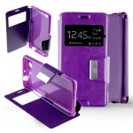 Etui folio violet compatible sony xperia z4 compact - neuf