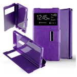 Etui folio compatible violet sony xperia z5 premium - neuf