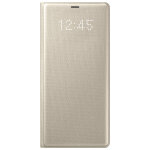 Etui led view cover pour galaxy note 8 n950 or - neuf