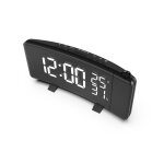 Ev304595 evoom - r�veil curv up noir + 2 usb - neuf