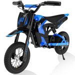 Evercross tech moto lectrique pour enfants 3 - 12 ans 300w 25km / h 3 niveaux de vitesse pneu 12' cadeau ...