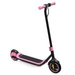 Trottinette lectrique enfants 6 - 12 ans - e6 - cran led, lumires colors rose - neuf