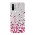 Evetane coque xiaomi redmi 9t souple transparente motif confettis de coeur - neuf