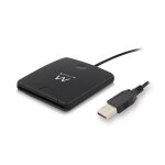 Ewent ew1052 lecteur de cartes  puce usb usb 2. 0 noir - neuf