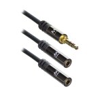 Ewent ew9236 c�ble audio 0, 15 m 3, 5mm 2 x 3. 5mm noir - neuf