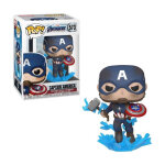 Figurine funko pop! marvel endgame capt america avec bouclier cass et marteau de thor - neuf