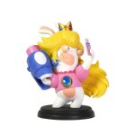 Figurine mario + the lapins cr�tins kingdom battle peach 15cm - neuf