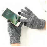 Gants homme tactiles pour smartphone taille m 3 doigts hiver - neuf