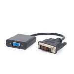 Gembird a - dvid - vgaf - 01 c�ble vid�o et adaptateur 0, 2 m dvi - d vga (d - sub) noir - neuf