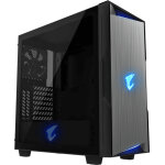 Gigabyte aorus c300 glass midi tower noir - neuf