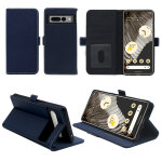 Google pixel 7 pro 5g etui coque bleu protection portefeuille � rabat porte cartes - housse bleue pixel ...