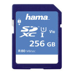 Hama 00123997 mmoire flash 256 go sdxc uhs - i classe 10 - neuf