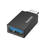 Hama 00200311 changeur de genre de cble usb type - c usb type - a noir - neuf