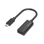 Hama 00200314 c�ble vid�o et adaptateur usb type - c displayport noir - neuf