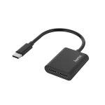 Hama 00200321 changeur de genre de cble usb type - c 2xusb type - c noir - neuf