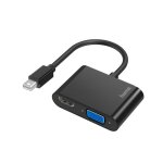 Hama 00200330 c�ble vid�o et adaptateur mini displayport hdmi + vga (d - sub) noir - neuf