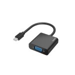 Hama 00200333 cble vido et adaptateur mini displayport vga (d - sub) noir - neuf