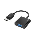 Hama 00200337 cble vido et adaptateur displayport vga (d - sub) noir - neuf