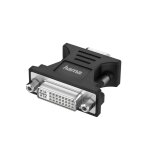 Hama 00200341 changeur de genre de cble vga (d - sub) dvi - i noir - neuf