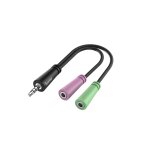 Hama 00200352 c�ble audio 0, 15 m 3, 5mm 2 x 3. 5mm noir - neuf