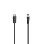 Hama 00200625 cble usb 1, 5 m usb 3. 2 gen 1 (3. 1 gen 1) usb a usb b noir - neuf