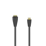 Hama 00205167 c�ble hdmi 0, 1 m hdmi type c (mini) hdmi type a (standard) noir - neuf