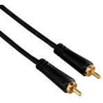 Hama 1. 5m rca cble audio 1, 5 m noir - neuf