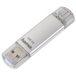 Hama c - laeta lecteur usb flash 64 go usb type - a / usb type - c 3. 2 gen 1 (3. 1 gen 1) argent - neuf ...